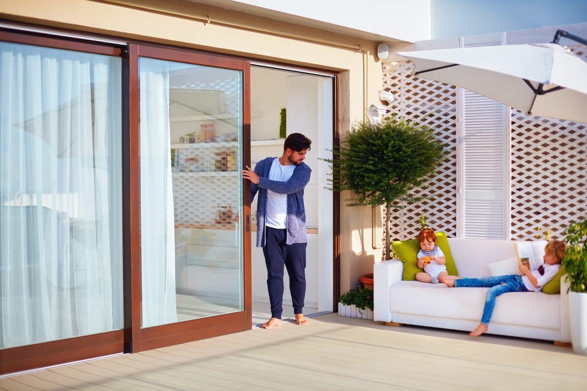 smart and safe patio door installation