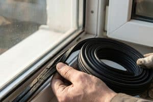 dried out window seals in Dallas home