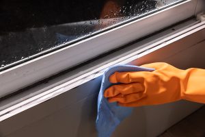 water leaking from window